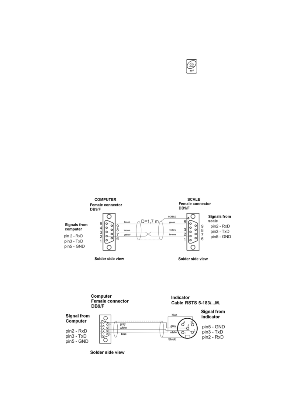 Cooperation with computer | RADWAG PUE C/31H/Z Indicator User Manual | Page 54 / 68