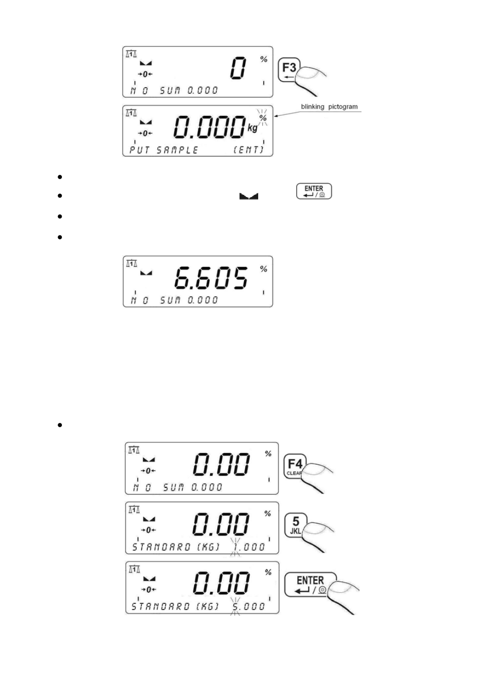 Inscribing a standard mass | RADWAG PUE C41H Indicator User Manual | Page 100 / 163