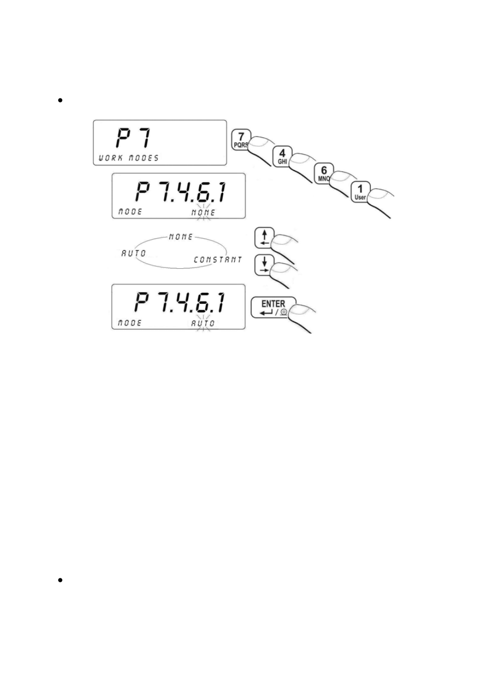 Correction mode, Initial correction value, Alue | Initial correction v | RADWAG PUE C41H Indicator User Manual | Page 107 / 163