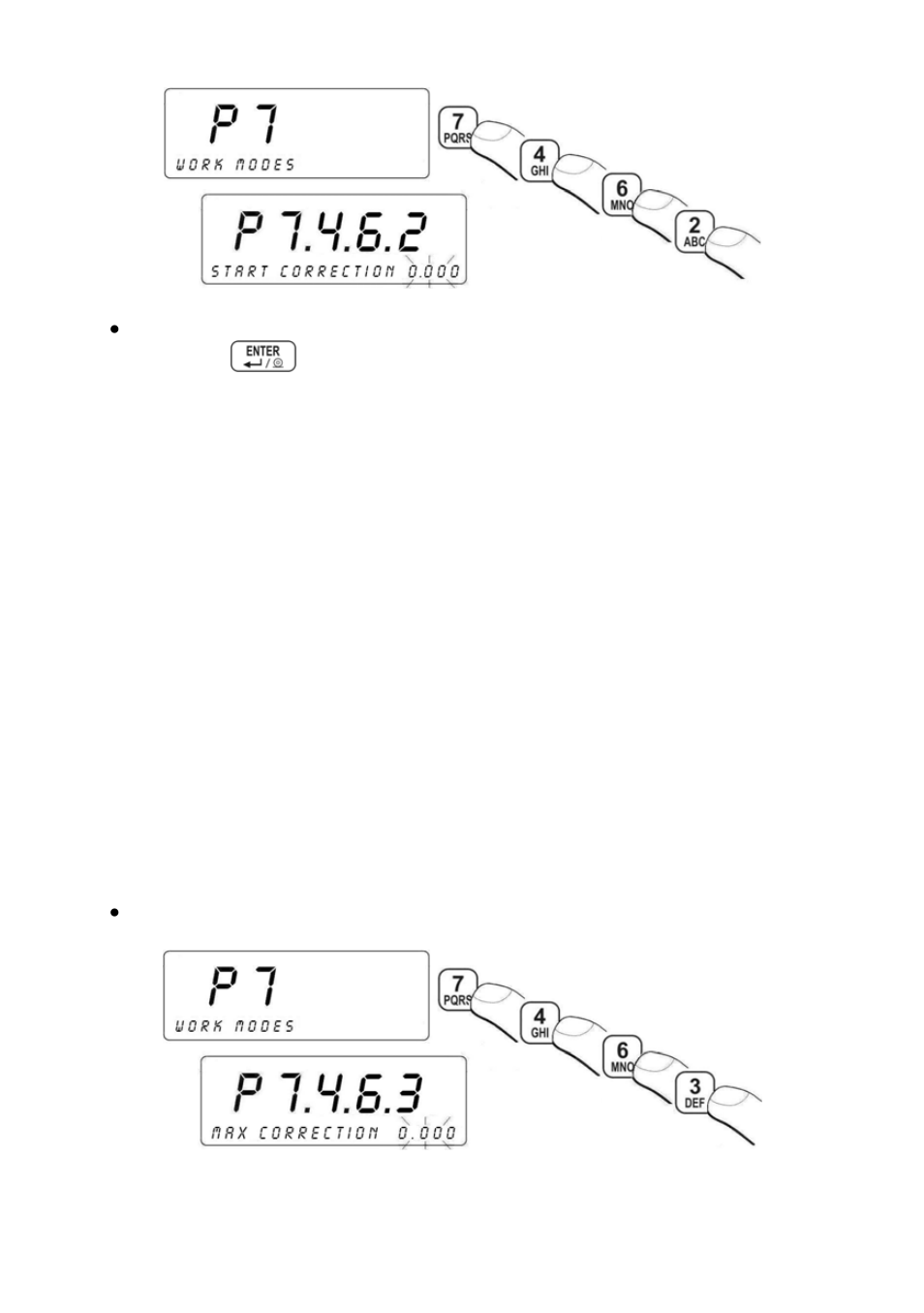 Maximum correctional value, Imum correctional value | RADWAG PUE C41H Indicator User Manual | Page 108 / 163