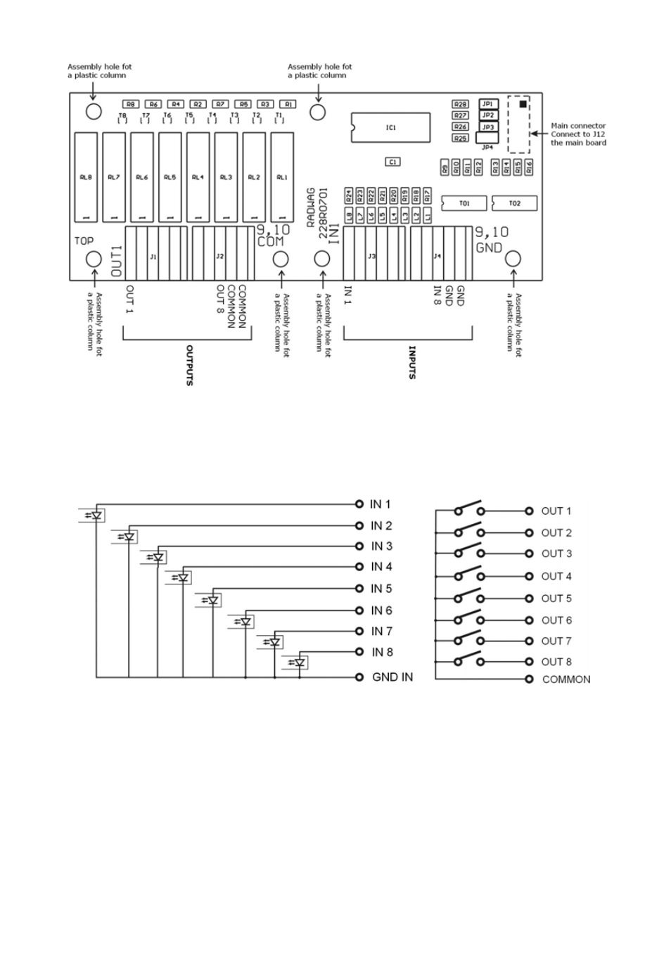I/o diagram, O diagram | RADWAG PUE C41H Indicator User Manual | Page 129 / 163