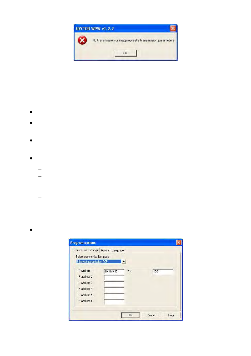 Setting ethernet parameters | RADWAG PUE C41H Indicator User Manual | Page 155 / 163