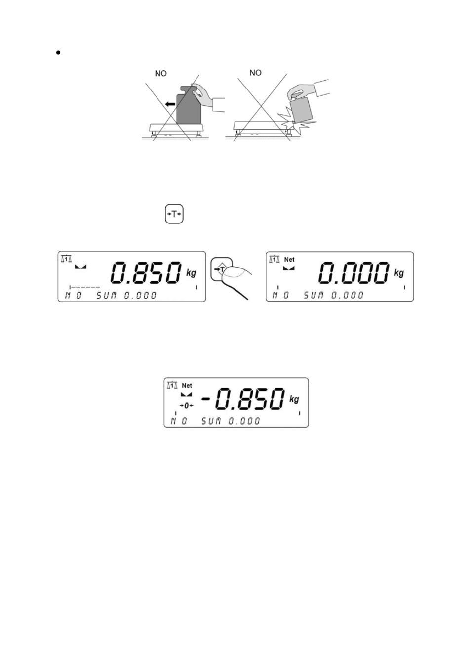 Tarring, Inscribing tare value, Arring | Nscribing tare value | RADWAG PUE C41H Indicator User Manual | Page 21 / 163
