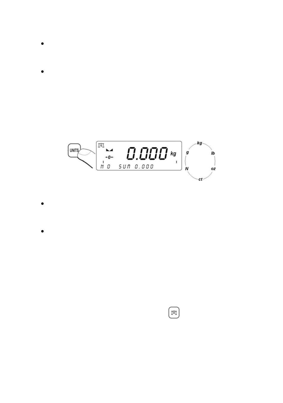 Toggling between weight units, Switching between platforms | RADWAG PUE C41H Indicator User Manual | Page 24 / 163