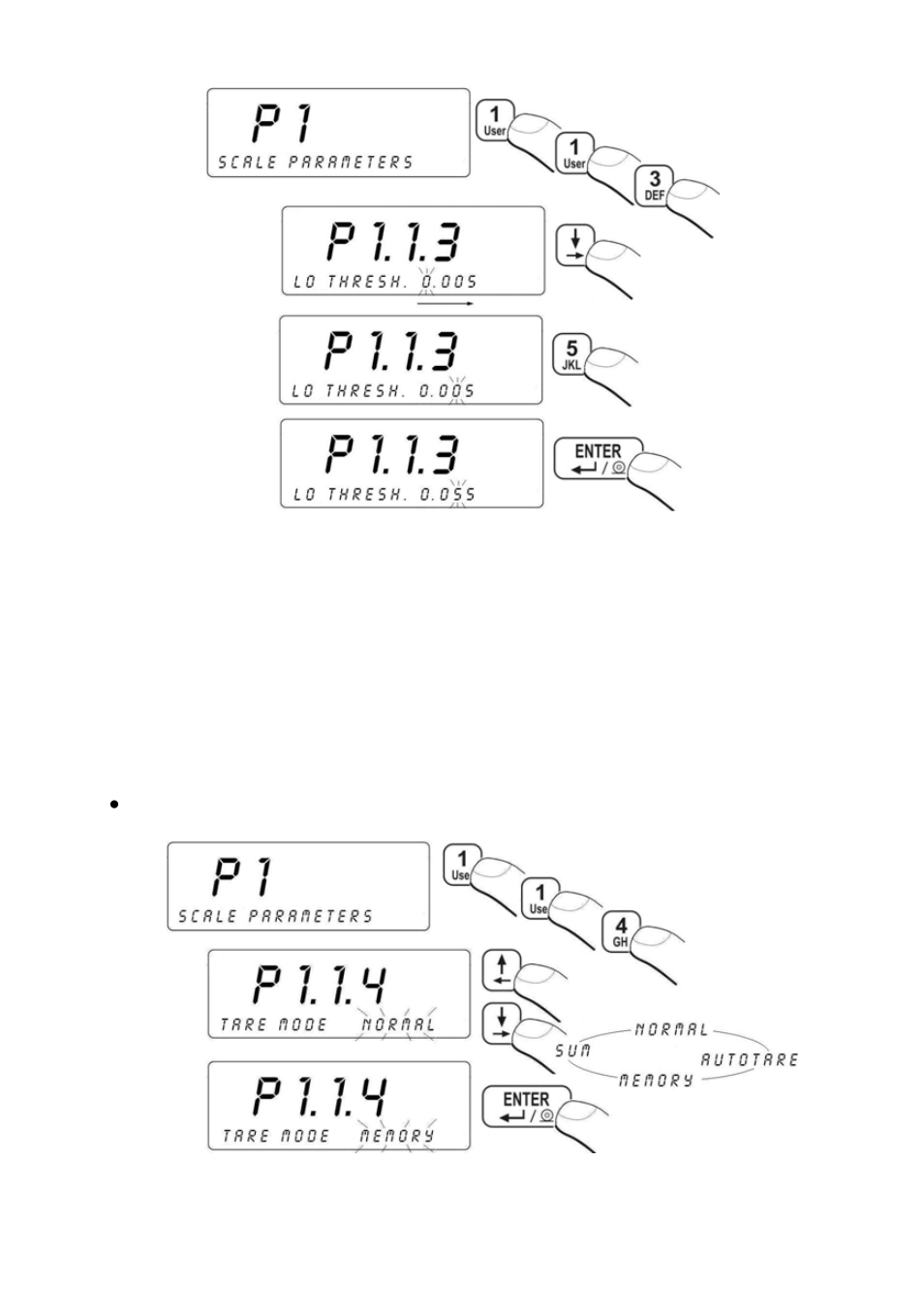 Tare function, Are function | RADWAG PUE C41H Indicator User Manual | Page 29 / 163