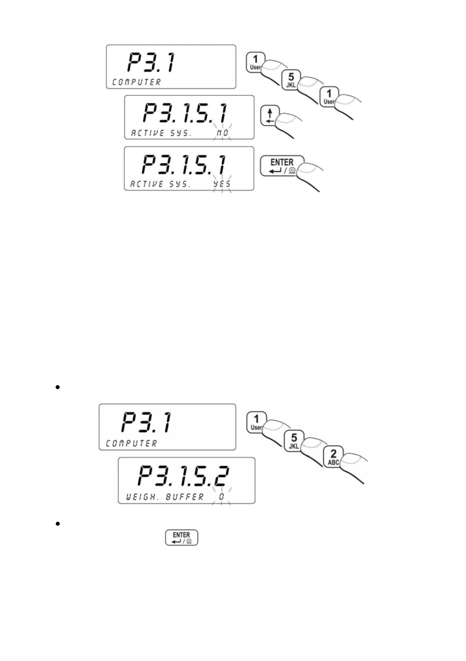 Buffer for weighings, Eighings, Buffer for w | RADWAG PUE C41H Indicator User Manual | Page 40 / 163