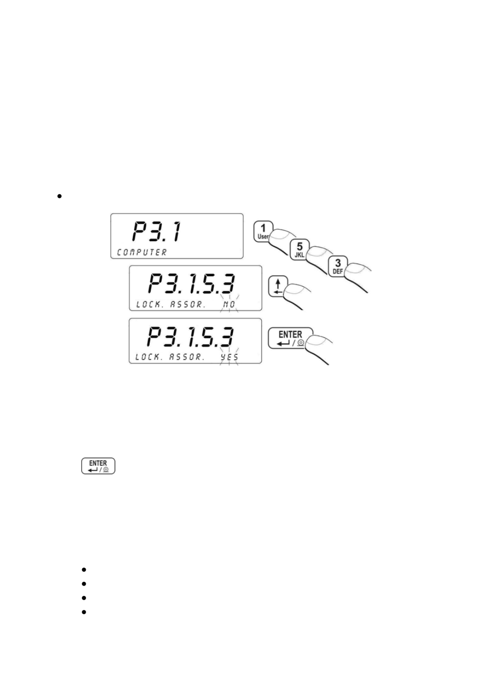 The lock of product change, Cooperation with printers, Communication port scale - printer | RADWAG PUE C41H Indicator User Manual | Page 41 / 163