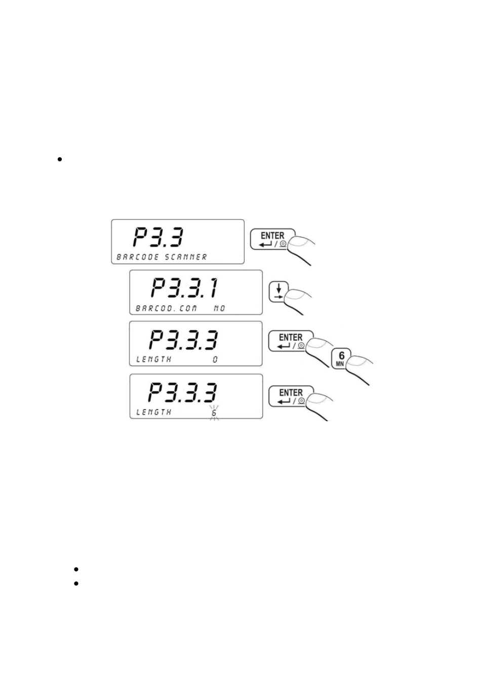 Setting the length parameter, Cooperation with a transponder card reader | RADWAG PUE C41H Indicator User Manual | Page 44 / 163