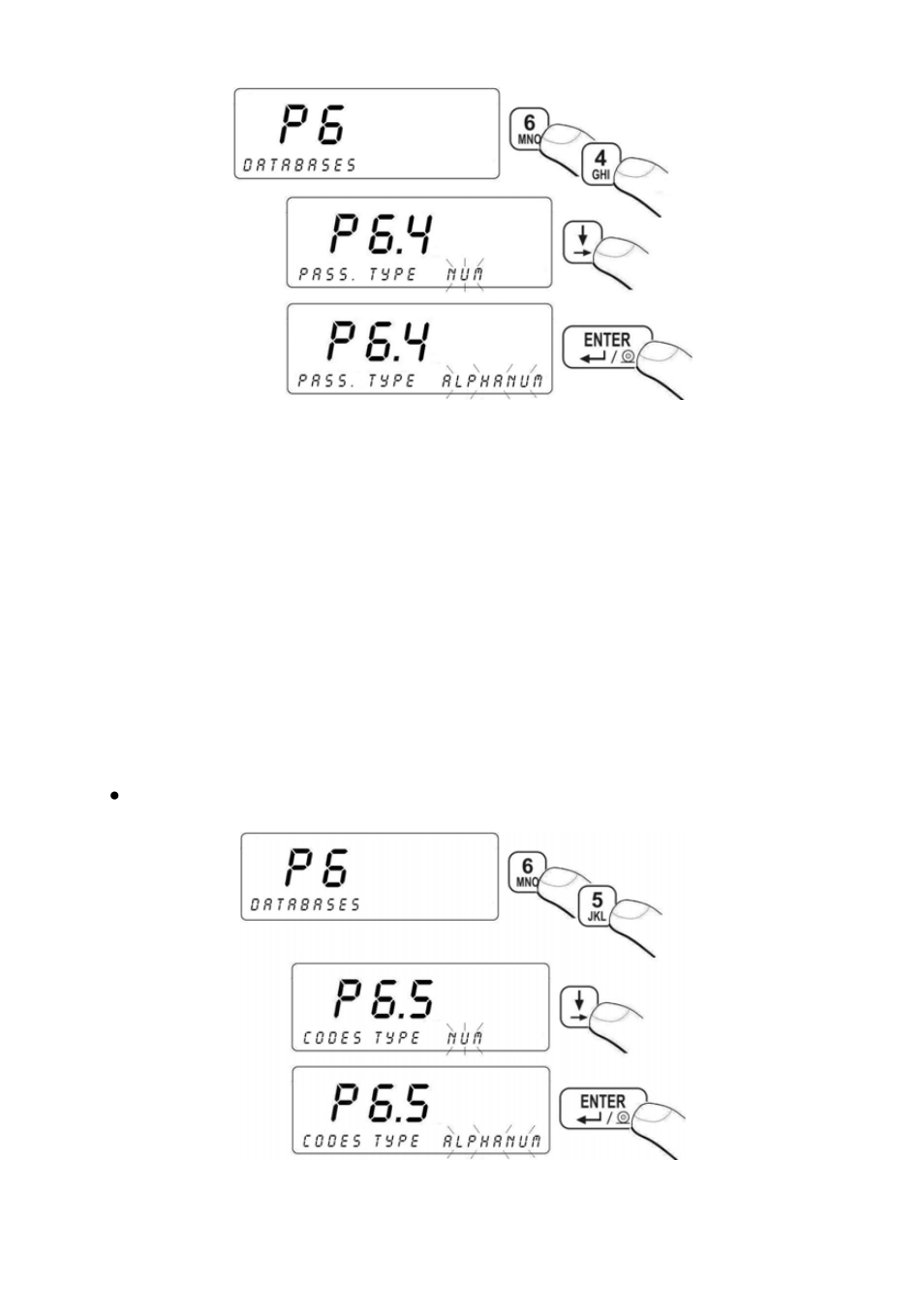 Type of codes, Ype of codes | RADWAG PUE C41H Indicator User Manual | Page 62 / 163