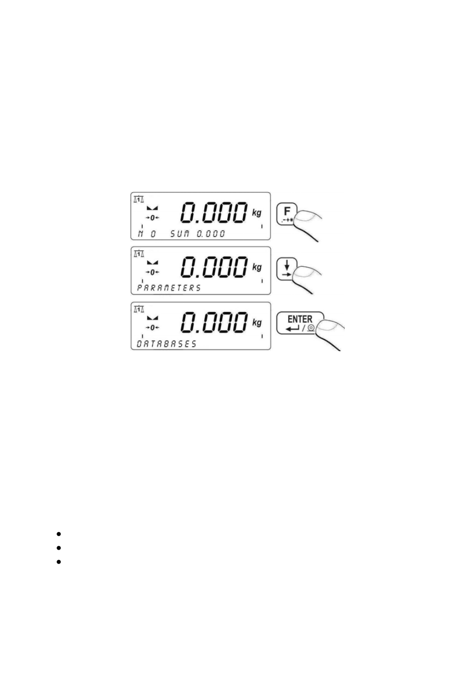 Access to edition of databases, Quick searching in databases, Ccess to edition of databases | RADWAG PUE C41H Indicator User Manual | Page 63 / 163