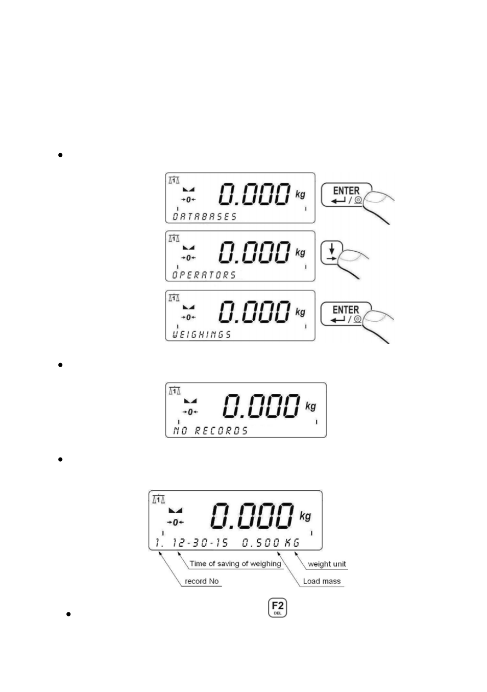 Weighings database | RADWAG PUE C41H Indicator User Manual | Page 70 / 163
