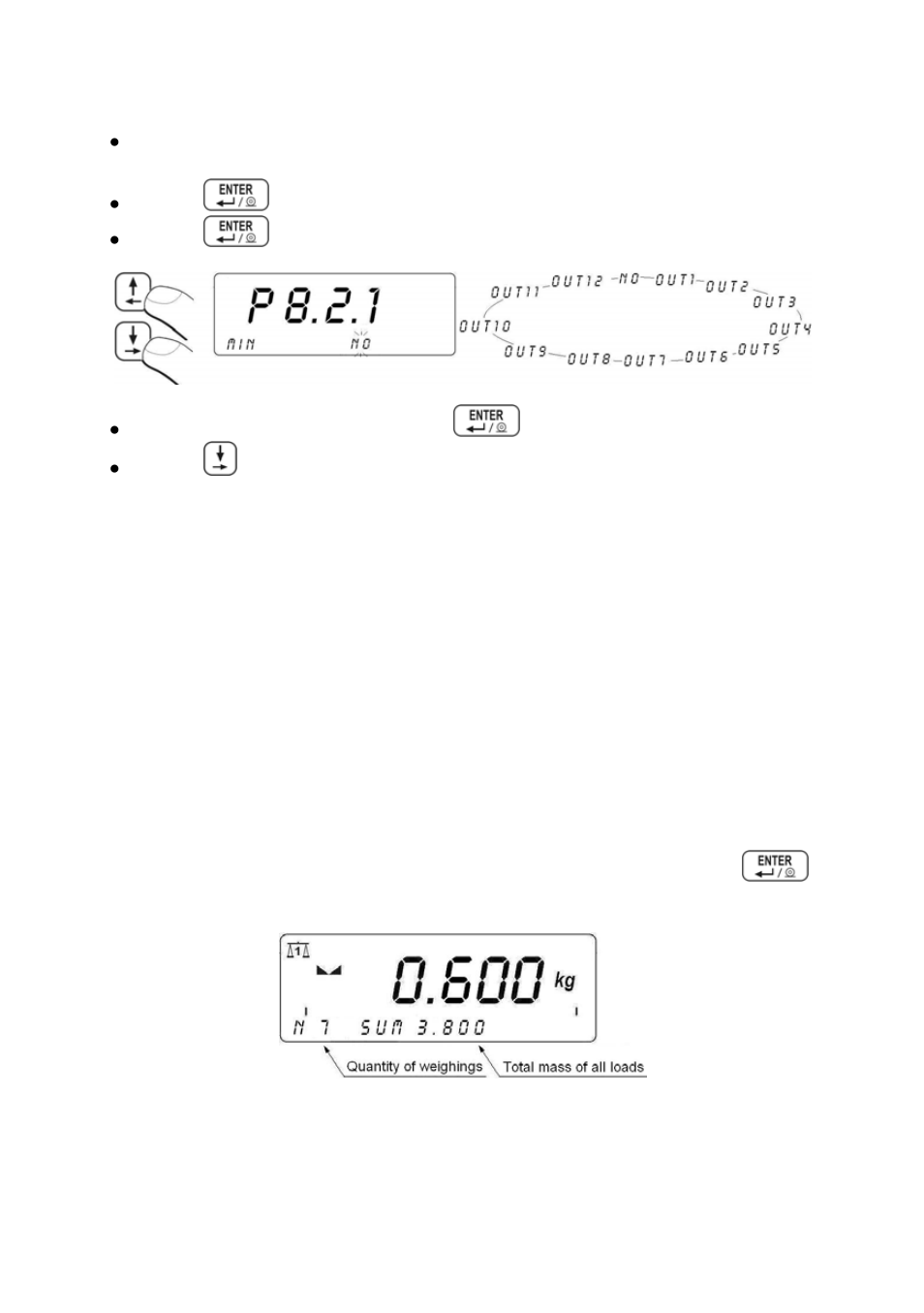 Statistics, Updating statistics, Stati tics | Pdating statistics | RADWAG PUE C41H Indicator User Manual | Page 78 / 163