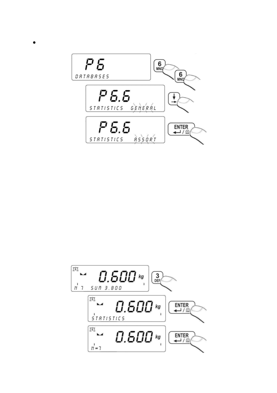 Printouts of statistics, Rintouts of statistics | RADWAG PUE C41H Indicator User Manual | Page 79 / 163