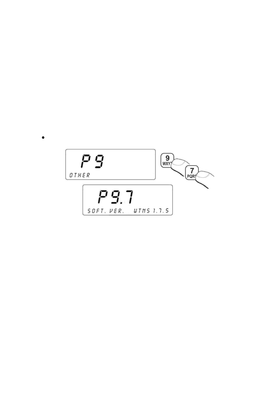 Software version view, Scale calibration, Scal calibration | RADWAG PUE C41H Indicator User Manual | Page 88 / 163