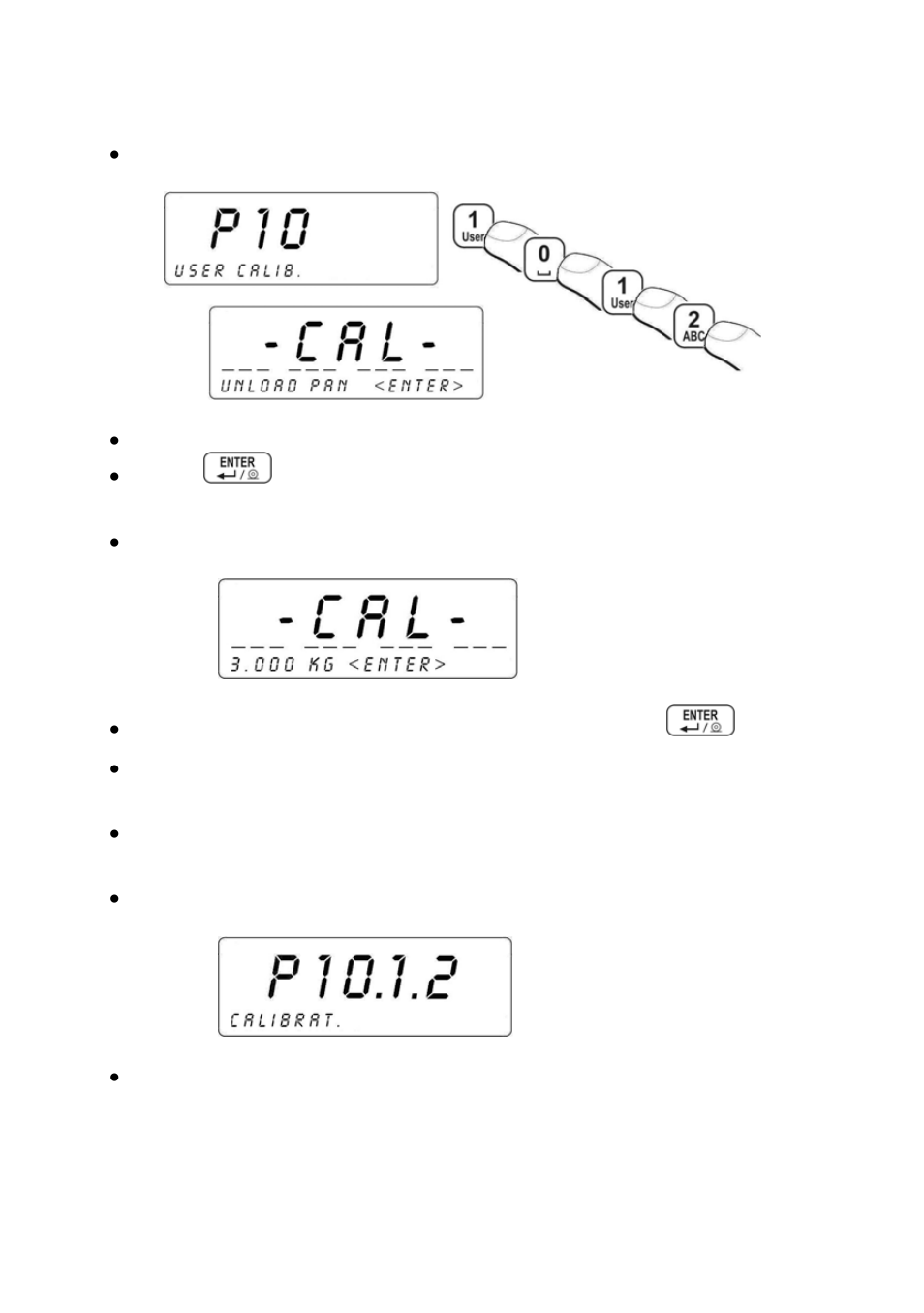 Calibration procedure, Alibration procedure | RADWAG PUE C41H Indicator User Manual | Page 89 / 163