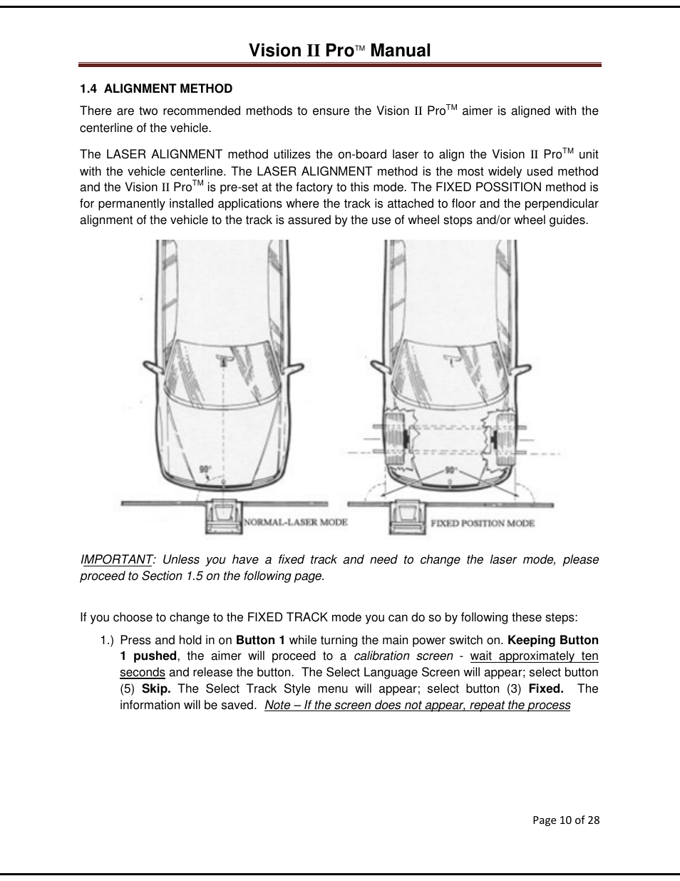 Vision ii pro, Manual | American Aimers VIIPRO Image Processor Headlight Aimer User Manual | Page 10 / 28
