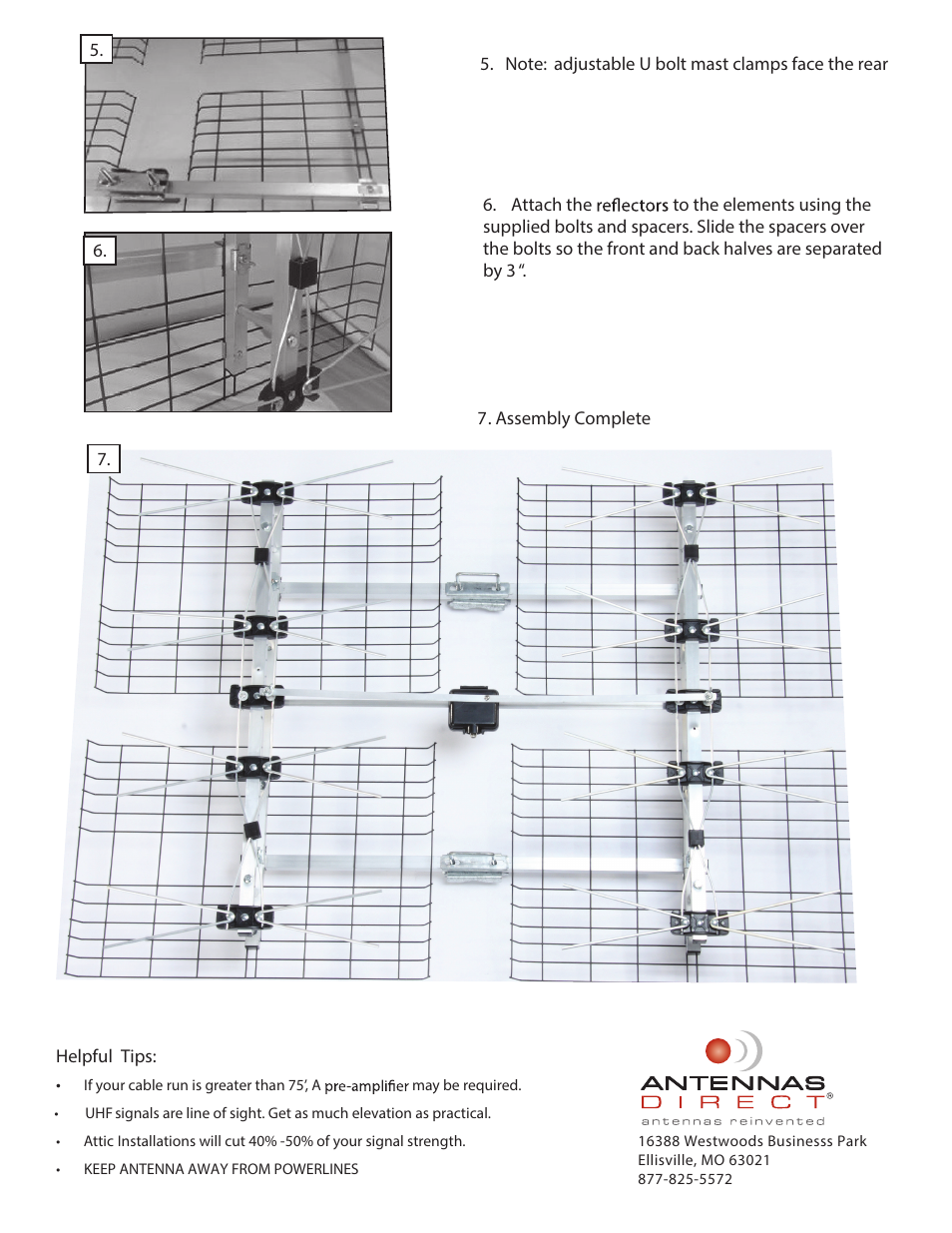 Antennas Direct DB8 Antenna User Manual | Page 2 / 2