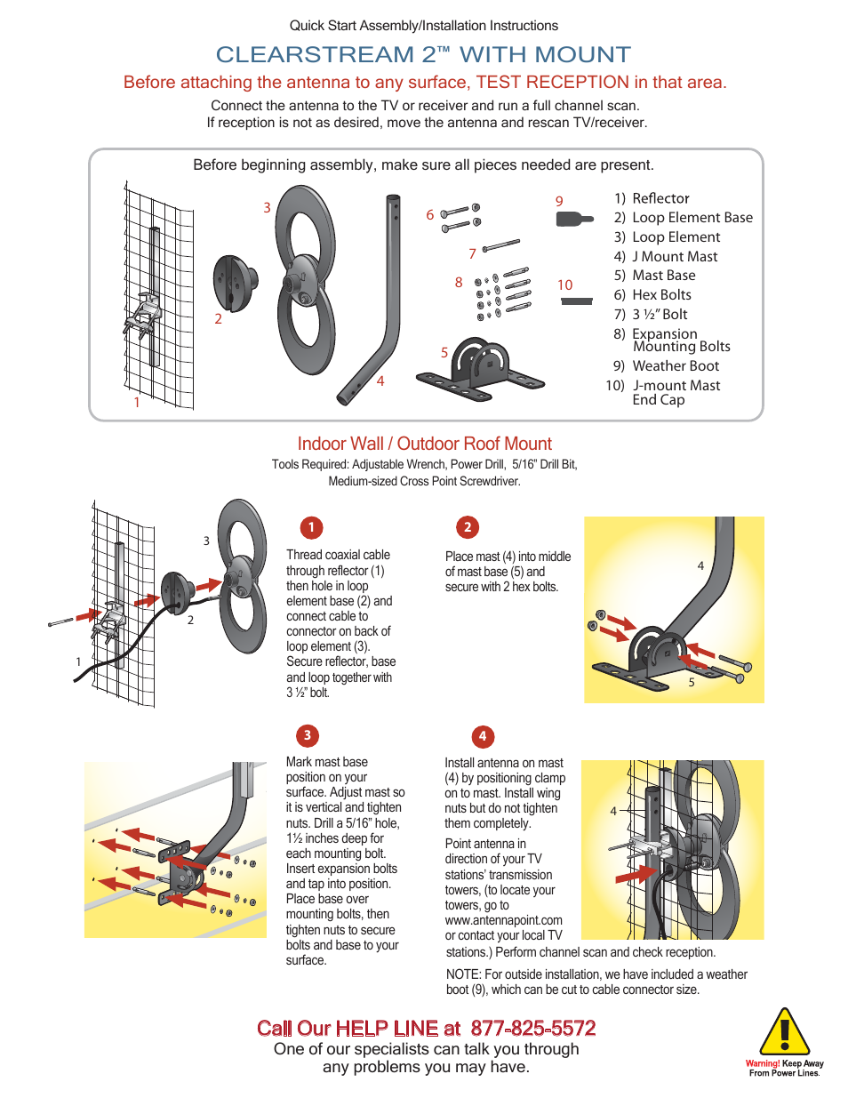 Antennas Direct C2-CJM User Manual | 1 page