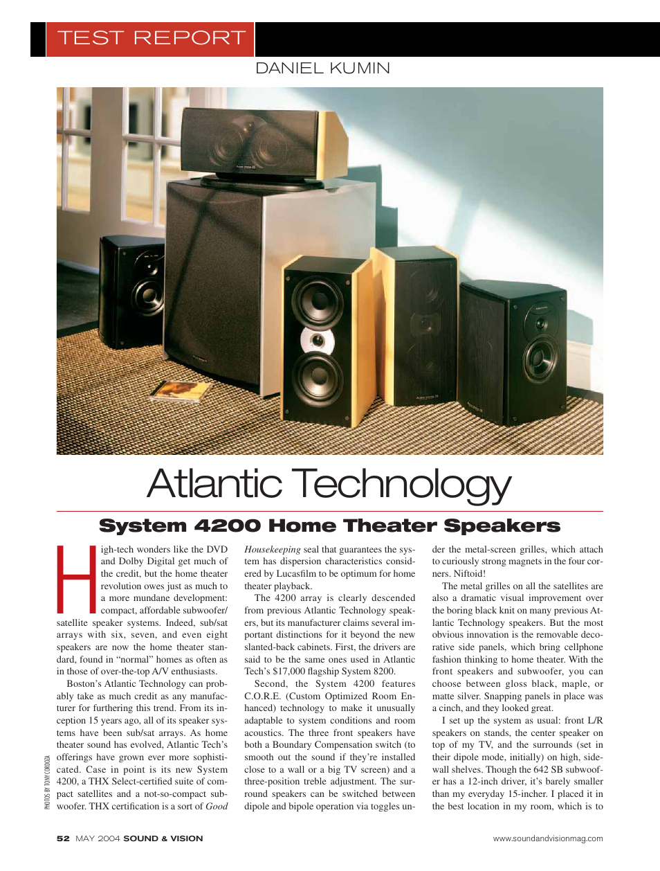 Atlantic Technology System 4200 User Manual | 3 pages