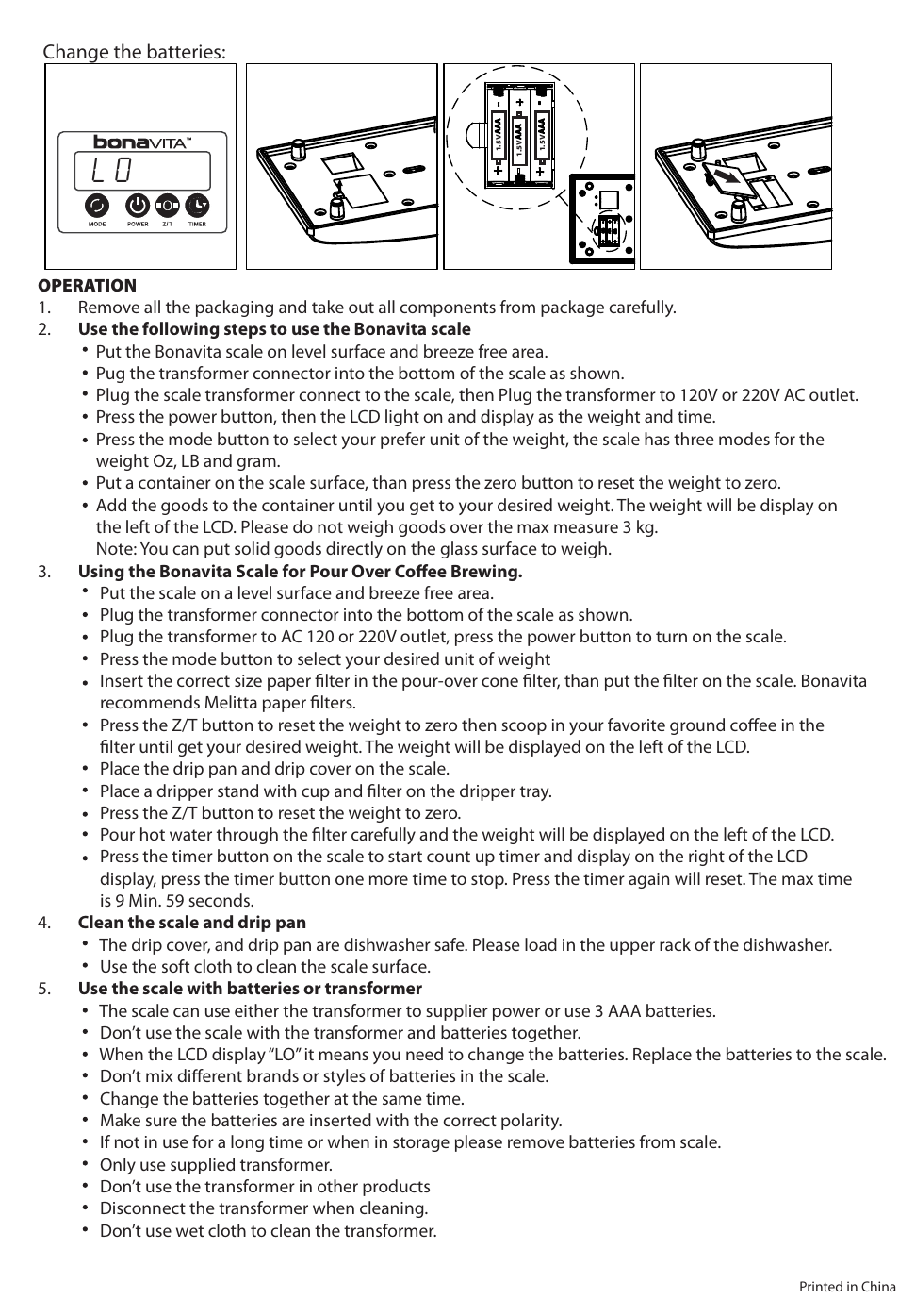 Bonavita BVSD-SS01 User Manual | Page 2 / 2