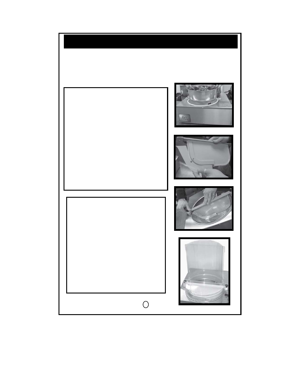 Dust cover, lid & hopper assembly | ChocoVision REVOLATION DELTA User Manual | Page 6 / 13