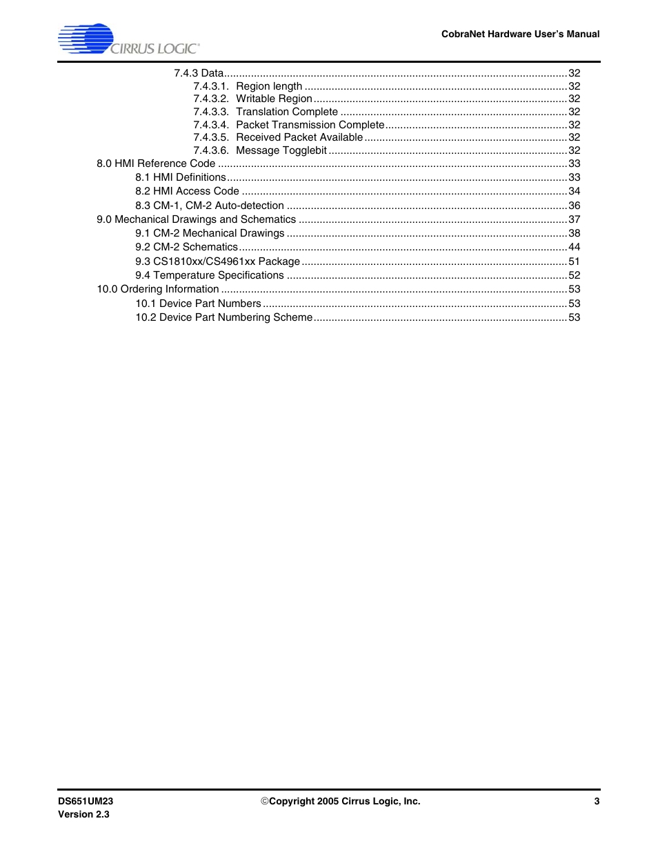 Cirrus Logic CS1810xx User Manual | Page 3 / 54