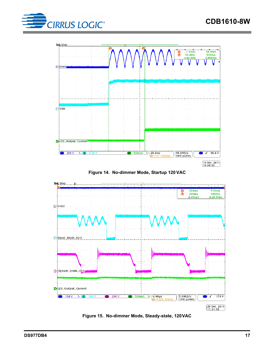 Cirrus Logic CDB1610-8W User Manual | Page 17 / 21