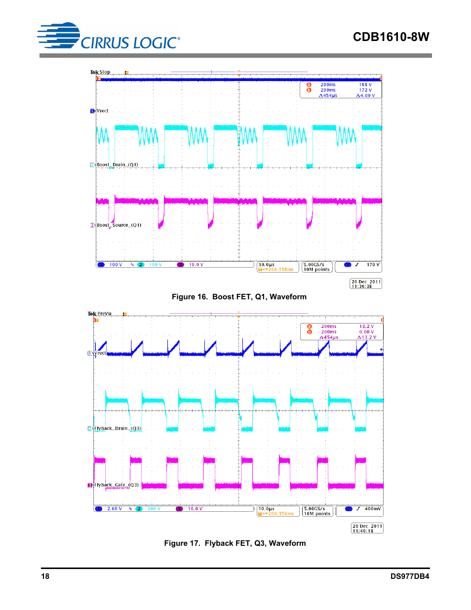 Cirrus Logic CDB1610-8W User Manual | Page 18 / 21