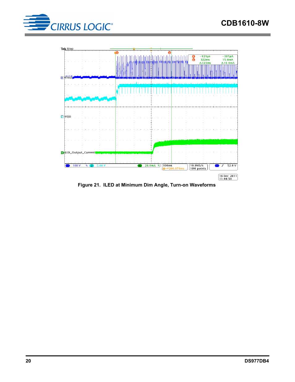 Cirrus Logic CDB1610-8W User Manual | Page 20 / 21