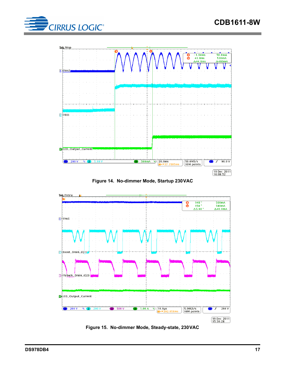 Cirrus Logic CDB1611-8W User Manual | Page 17 / 21