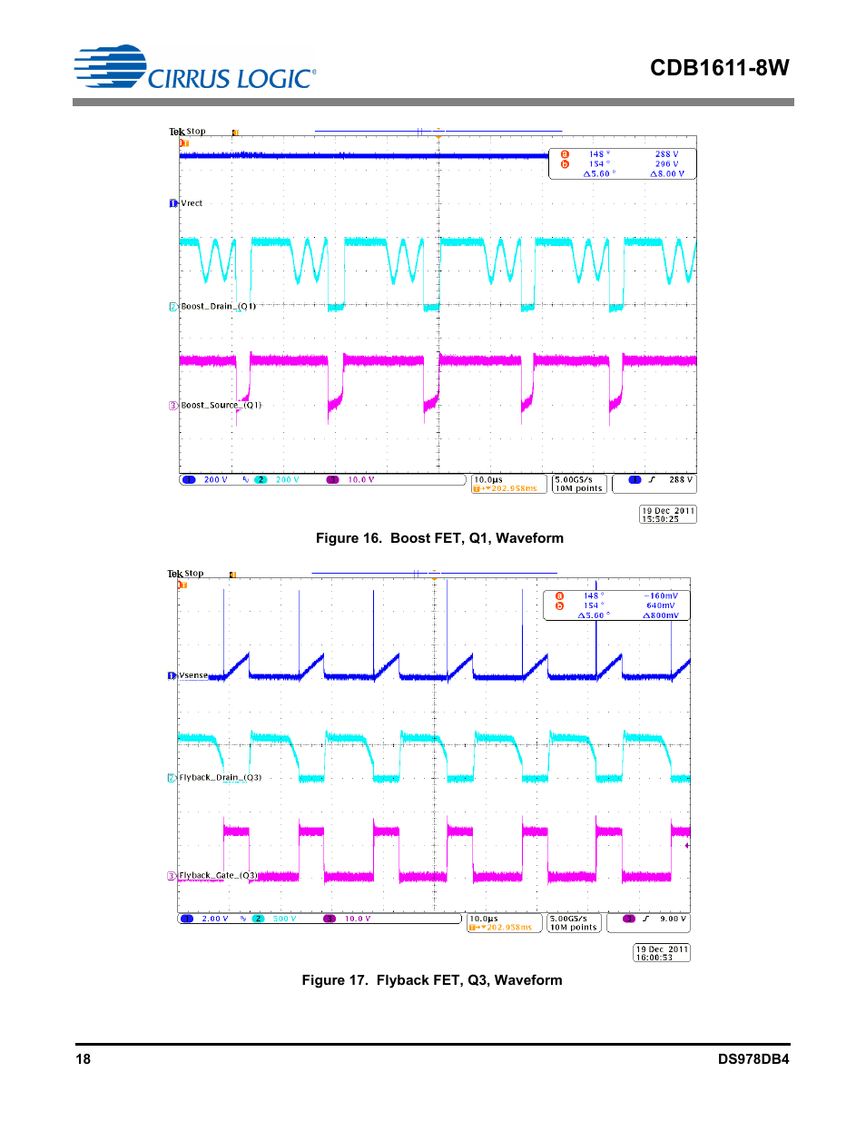 Cirrus Logic CDB1611-8W User Manual | Page 18 / 21
