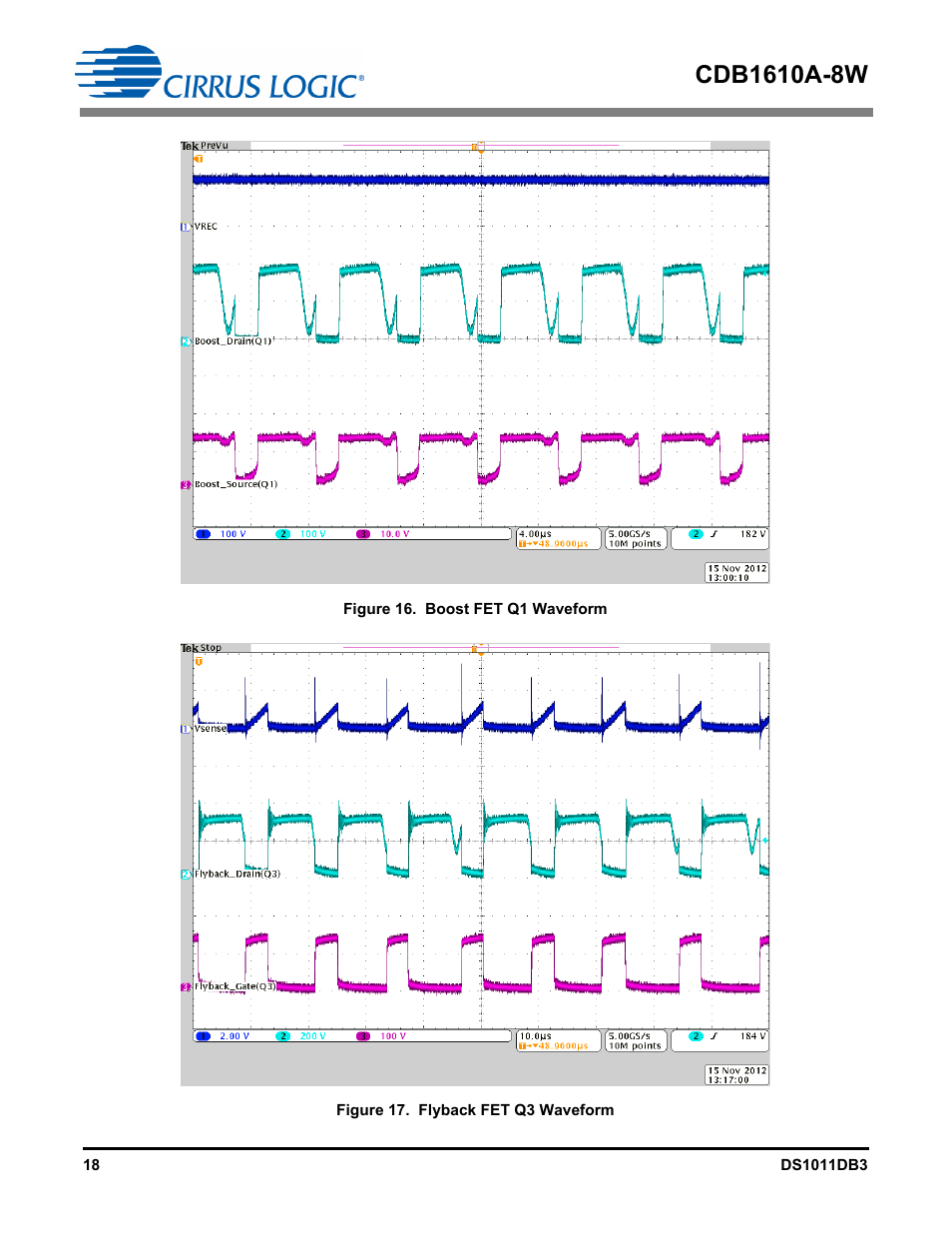 Cirrus Logic CDB1610A-8W User Manual | Page 18 / 21