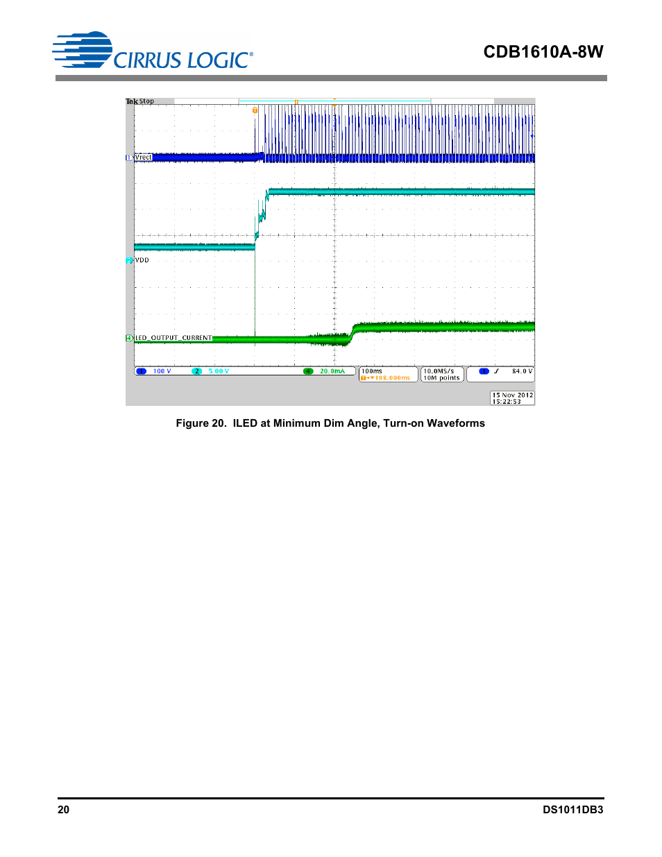 Cirrus Logic CDB1610A-8W User Manual | Page 20 / 21