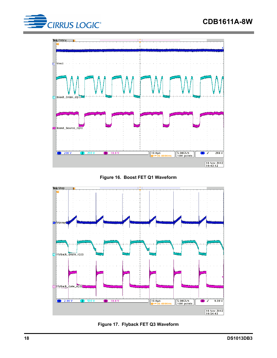 Cirrus Logic CDB1611A-8W User Manual | Page 18 / 21