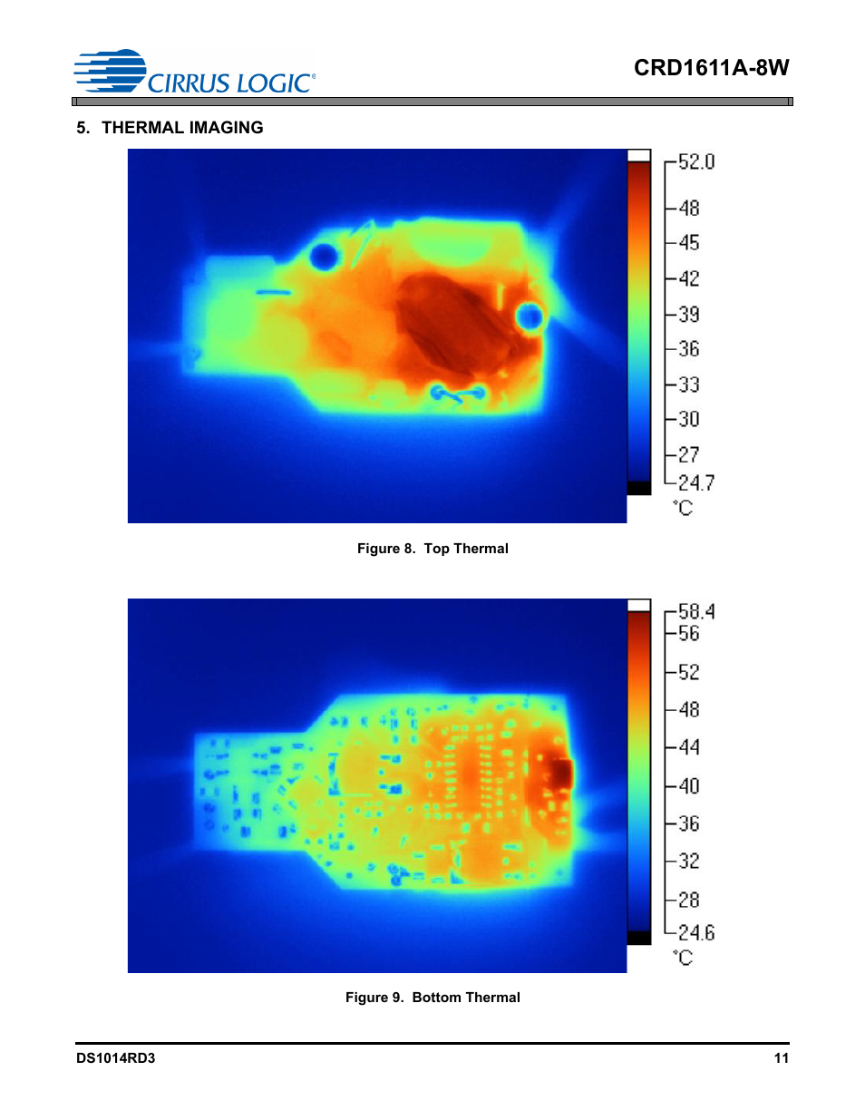 Thermal imaging | Cirrus Logic CRD1611A-8W User Manual | Page 11 / 25