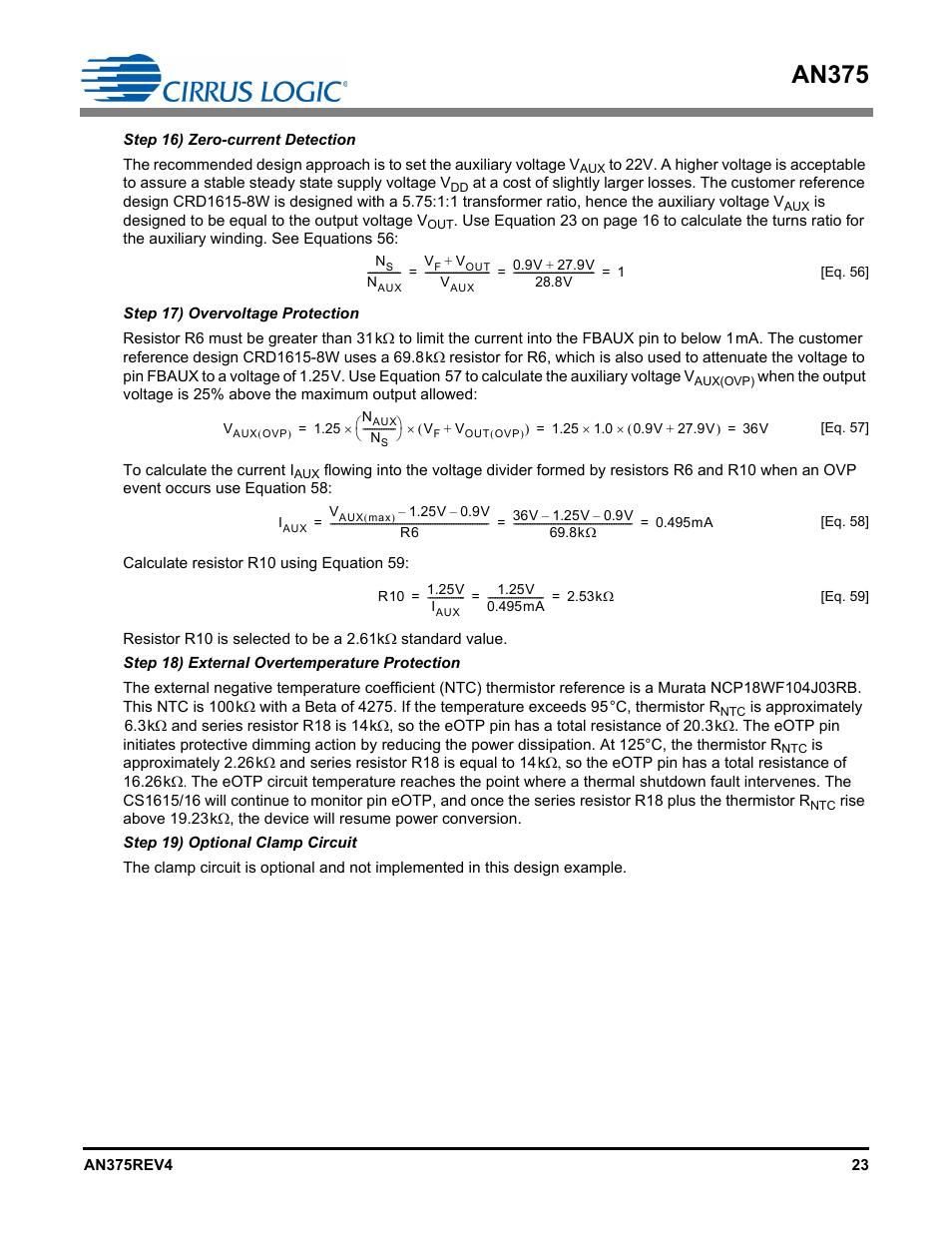 An375 | Cirrus Logic AN375 User Manual | Page 23 / 27