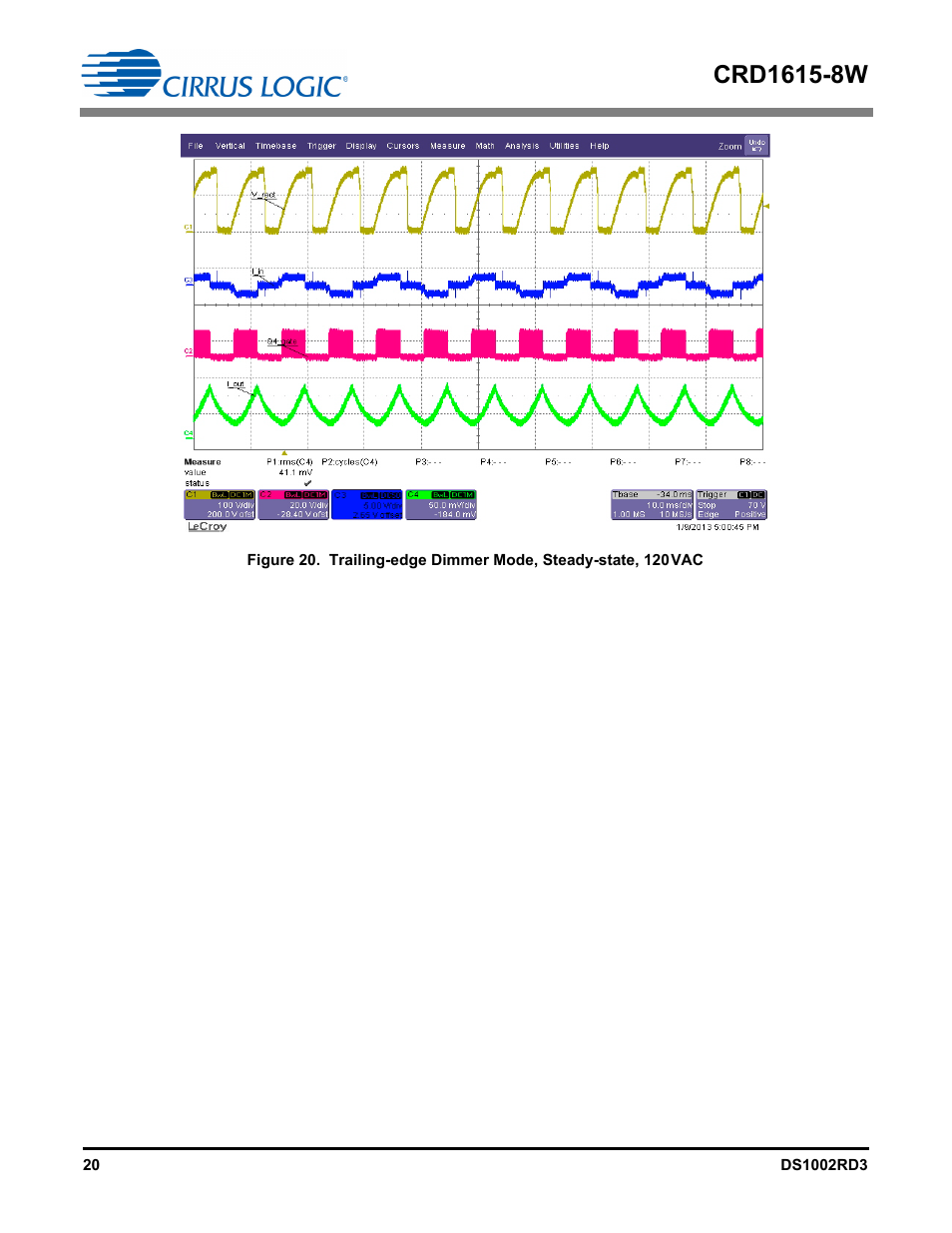 Cirrus Logic CRD1615-8W User Manual | Page 20 / 22