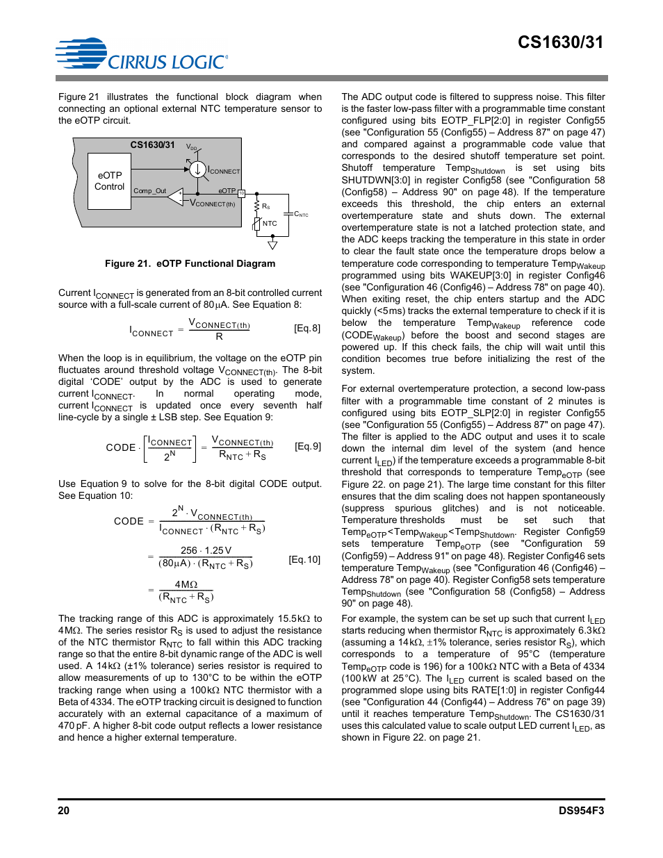 Cirrus Logic CS1631 User Manual | Page 20 / 56