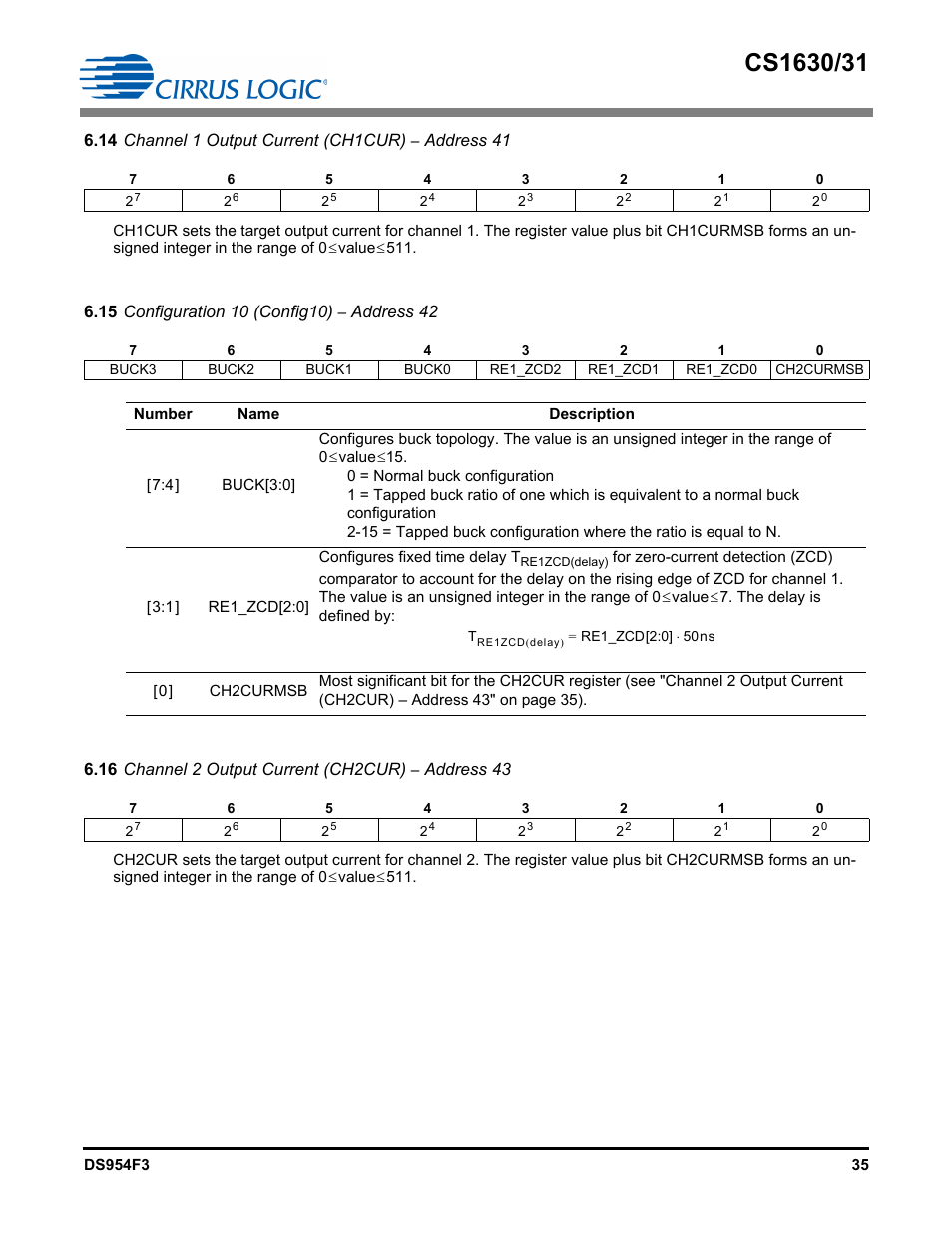 Cirrus Logic CS1631 User Manual | Page 35 / 56