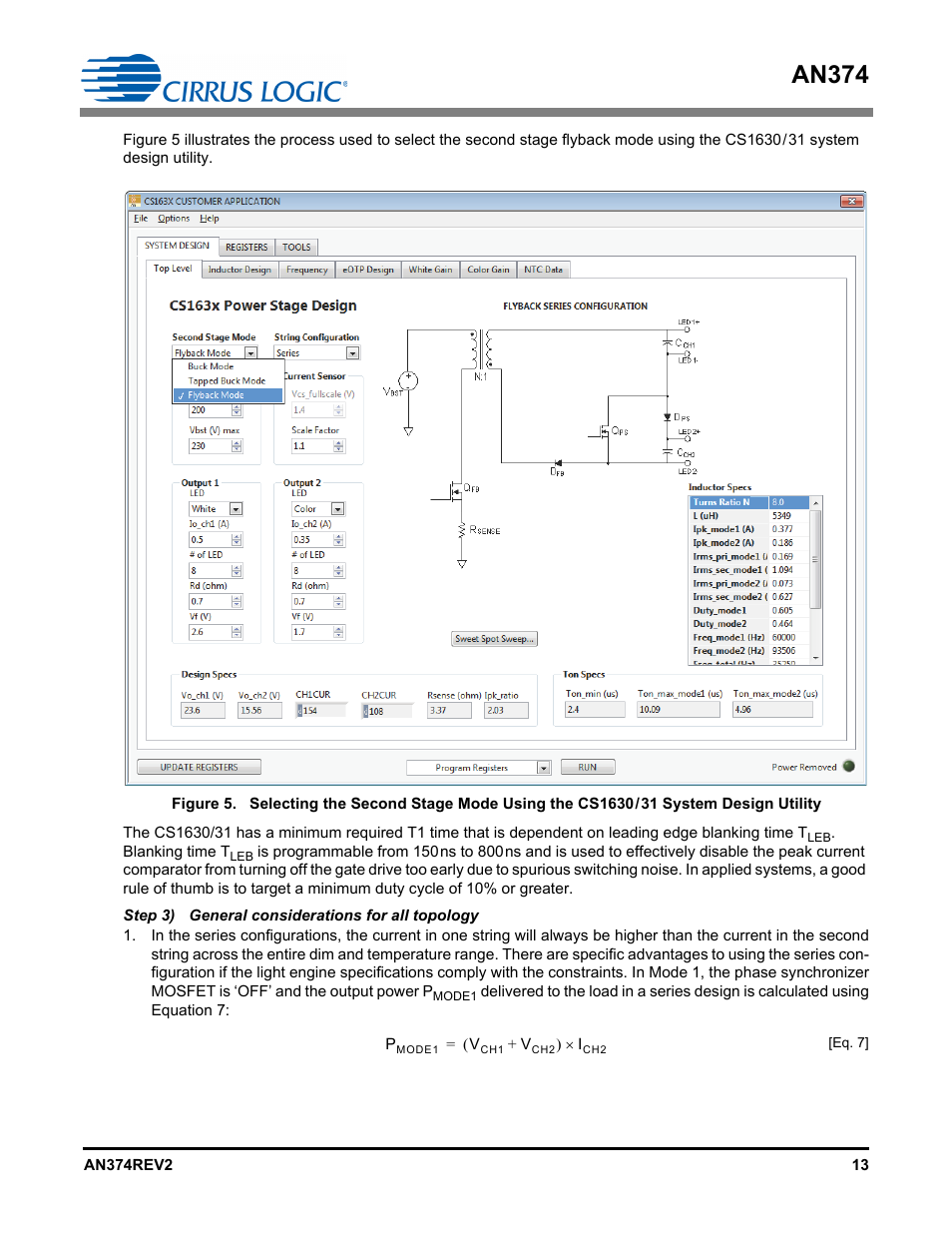 An374 | Cirrus Logic AN374 User Manual | Page 13 / 35