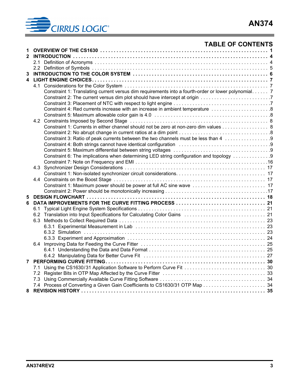 Cirrus Logic AN374 User Manual | Page 3 / 35