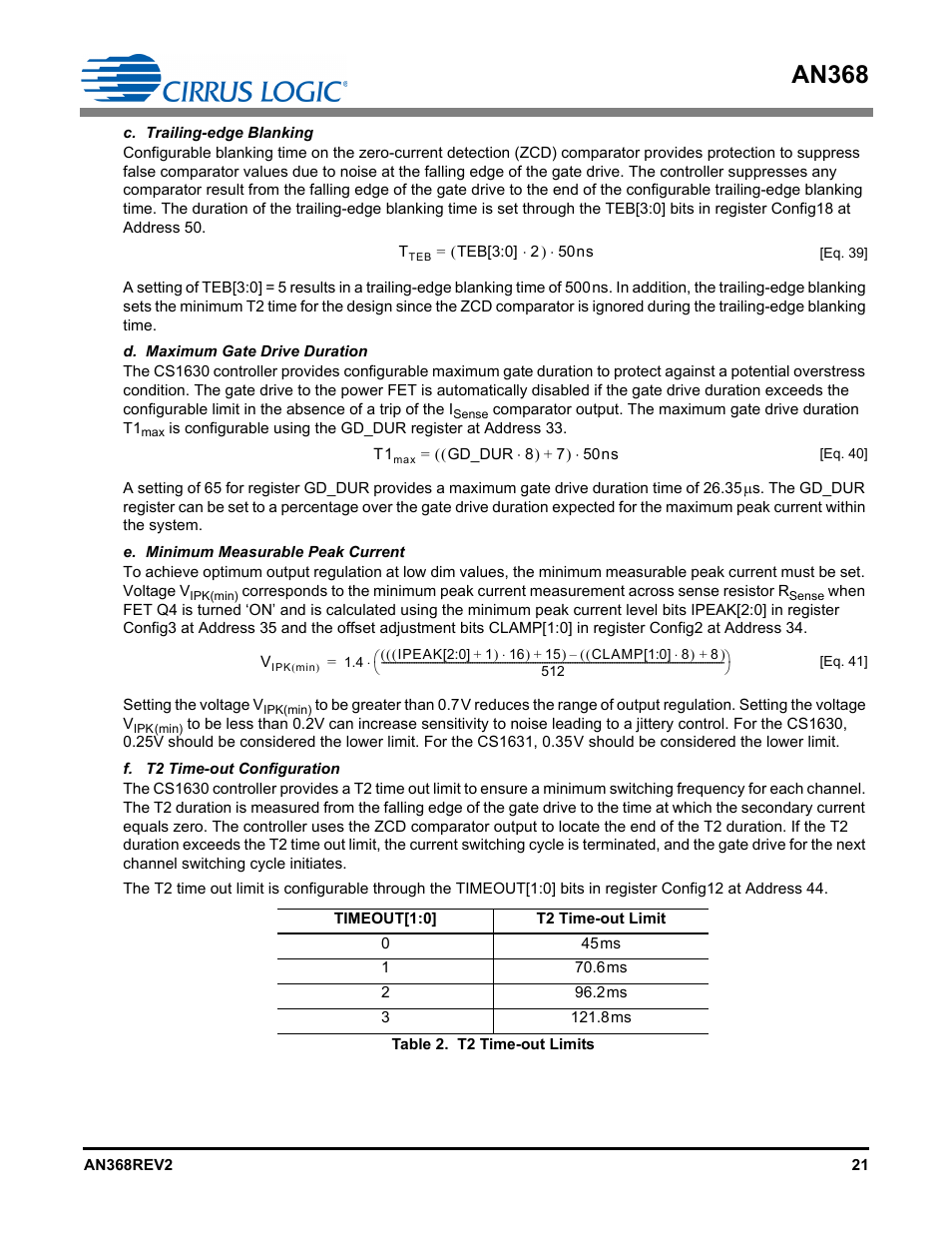 An368 | Cirrus Logic AN368 User Manual | Page 21 / 80
