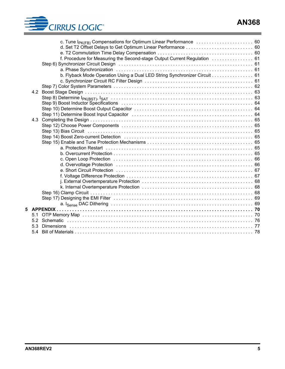 An368 | Cirrus Logic AN368 User Manual | Page 5 / 80