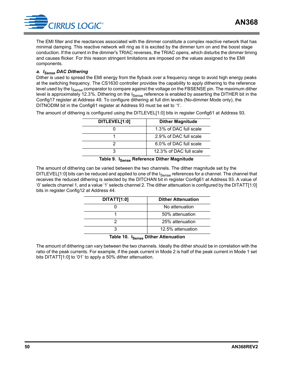 An368 | Cirrus Logic AN368 User Manual | Page 50 / 80