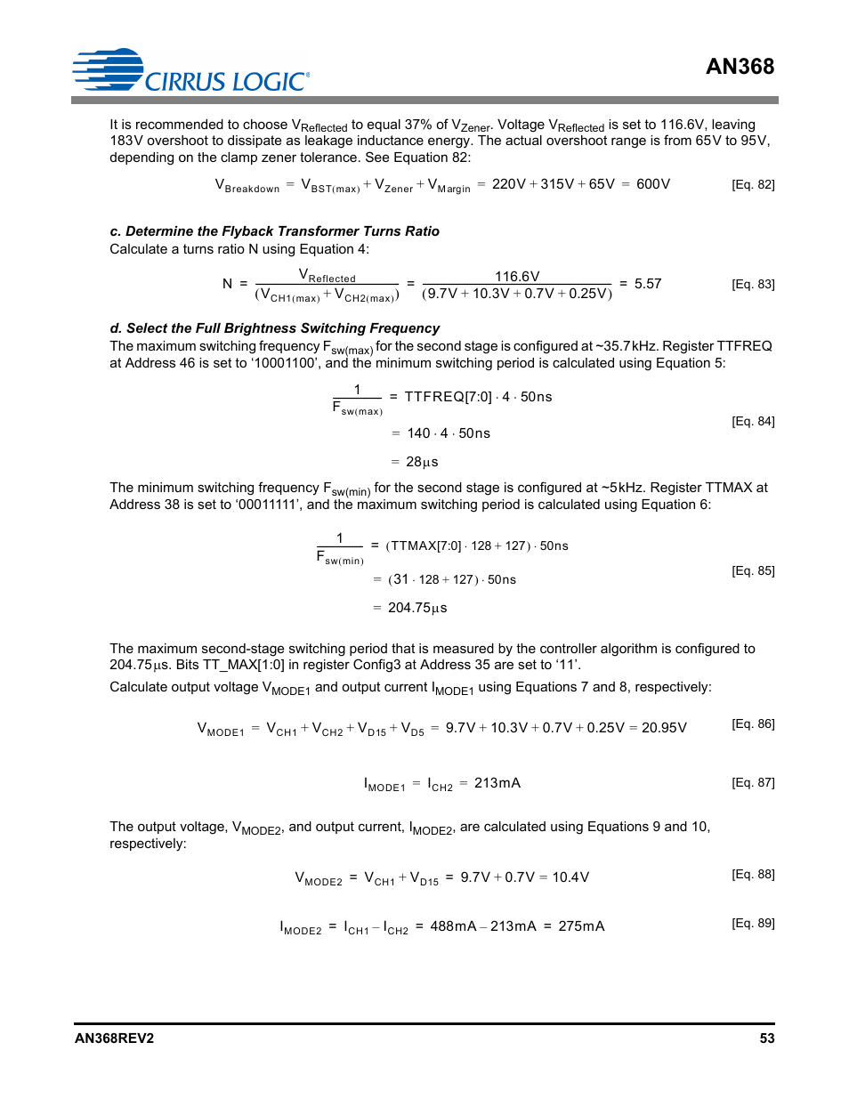 An368 | Cirrus Logic AN368 User Manual | Page 53 / 80