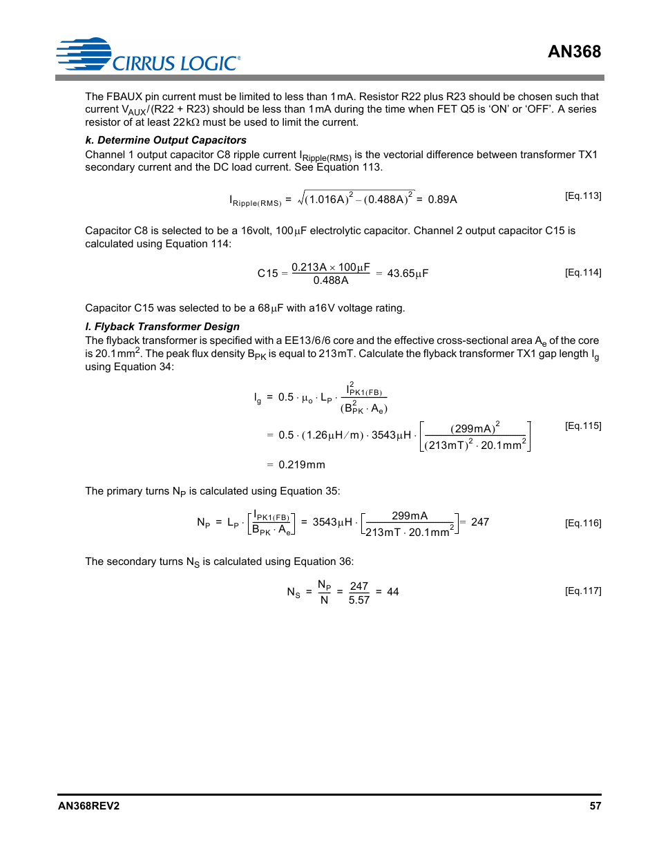 An368 | Cirrus Logic AN368 User Manual | Page 57 / 80