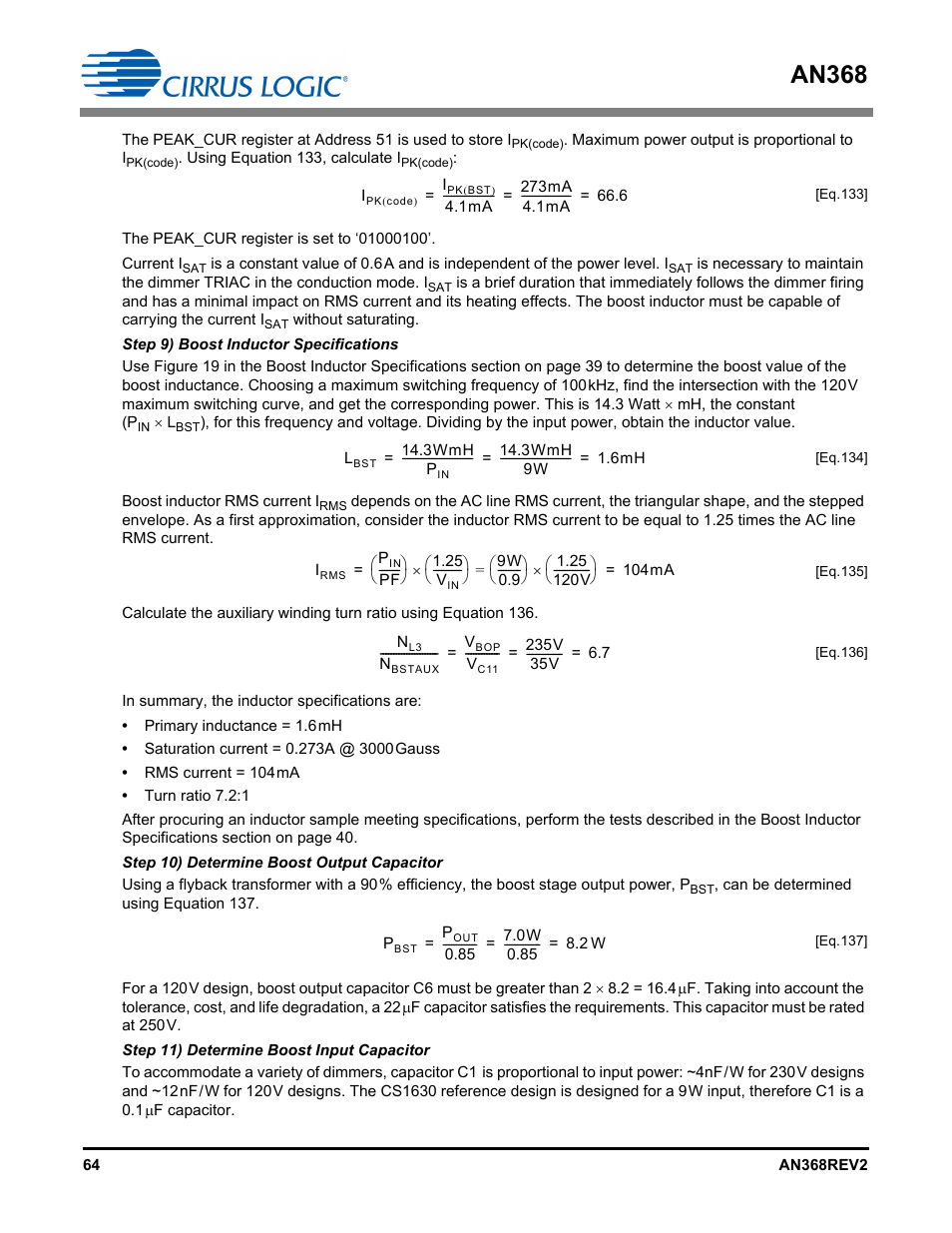 An368 | Cirrus Logic AN368 User Manual | Page 64 / 80