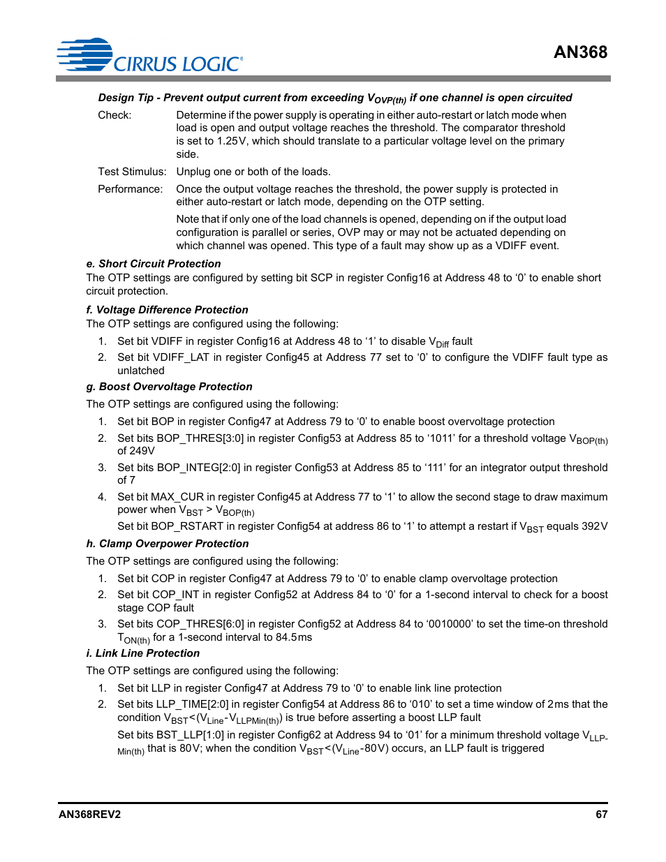 An368 | Cirrus Logic AN368 User Manual | Page 67 / 80