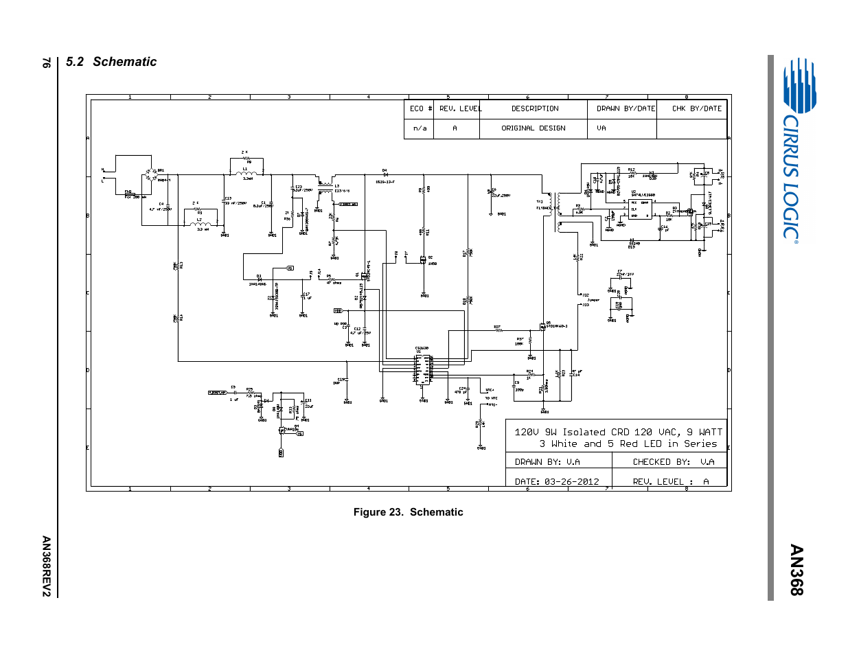 2 schematic, An368 | Cirrus Logic AN368 User Manual | Page 76 / 80