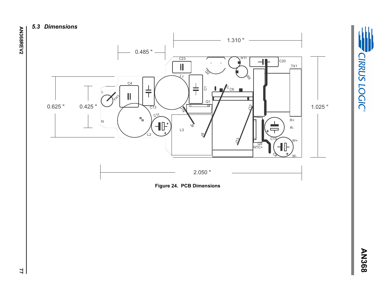 3 dimensions, An368 | Cirrus Logic AN368 User Manual | Page 77 / 80